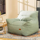 Bean Bag Chair with Filler, Bean Bag Sofa Chair with Tufted Soft Armrests Plush Lazy Sofa Comfy Chair,Large BeanBag Chair for Adults in Livingroom, Bedroom by CozyNest Decor