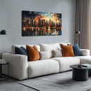 New York City Canvas Wall Art for Bedroom Modern Wall Pictures for Living Room Home Office Wall Decor Size 20 x 40 Inch by CozyNest Decor