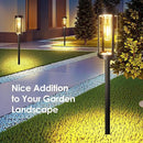 Solar Pathway Lights Outdoor 6 Pack, Bright & Taller Solar Lights Outdoor Waterproof, Auto On/Off 15Hrs+ Morden Path Light Solar Powered Landscape Lights for Yard Garden Walkway Driveway Lawn by CozyNest Decor