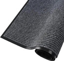 Profile Rubber Door Mat, 72x48inch, Heavy Duty, Entrance Doormat, Indoor and Outdoor, Waterproof, Easy Clean Shoe Scraper, Home Rug Welcome Mats for Entryway, Patio, Porch(Grey) by GreenHaven Gardens