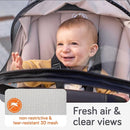Baby Uma Baby Mosquito Net for Stroller - Universal Stroller Mosquito Net Cover, Breathable & Tear-Resistant 3D Mesh Insect Netting with Zip-up Window (+ Travel Bag) by TinyTreasures Baby Boutique