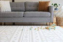 Cushmat Stylish Reversible Foam Play Mat (Large, Crystals - Black Grey) - Soft, Waterproof, Durable Play mat for Infants, Babies, Toddler, Kids & Grownup - 6.5ft x 4.5ft by TinyTreasures Baby Boutique
