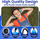 Puro Sound Labs PuroQuiet Plus Noise Cancelling Headphones for Kids, Bluetooth Kids On Ear Headphones with Mic, Lightweight On-Ear Design, Studio-Grade Sound (Blue) by TinyTreasures Baby Boutique