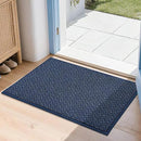 COSY HOMEER-Door-Mat 20" x 32" Non Slip Absorbent Entryway Rugs Dirt Trapper Doormats Washable Entrance Mats Low Pile Welcome Floor Mat for Front Back Door and Entry Mats,Navy Blue by CozyNest Decor