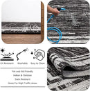 Keen Home Design Outdoor Runner Rug - 2x8 Washable Indoor/Outdoor Rug for Patio, Balcony, Kitchen, Garden, Beach, Deck and Porch. Size: 2'2" x 7'7" by GreenHaven Gardens