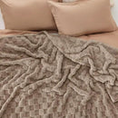 Bedsure GentleSoft Blankets Queen Size for Bed - Super Soft Cozy Blanket for Women Men Girls, Large Fuzzy Fleece Throw for Bedroom Decor, Light Taupe, 90x90 Inches by CozyNest Decor