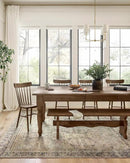 Loloi Layla Collection LAY-03 Olive/Charcoal 2'-3" x 3'-9" .13" Thick Accent Rug, Soft, Durable, Vintage Inspired, Distressed, Low Pile, Non-Shedding, Easy Clean, Printed, Living Room Rug by CozyNest Decor