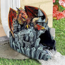 Dragon Statue Gutter Downspout Extender,Garden Outdoor Decor Sculpture,Gutter Diverter Rain, Splash Block,Eco-Friendly Resin, Decorative Gutter Extension Downspout, Ideal for 3"x4" Downspouts by GreenHaven Gardens