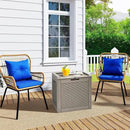 YITAHOME 32 Gallon Deck Box, Indoor Outdoor Storage Box for Patio Furniture, Pool Accessories, Cushions,Garden Tools,Sports Equipment, Waterproof Resin Rattan with Lockable Lid and Side Handles(Brown) by CozyNest Decor