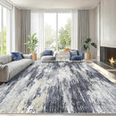Amada 8x10 Area Rug, Modern Abstract Living Room Rug with Non-Slip Backing & Short Pile, Large Washable Rug with Abstract Pattern for Living Room, Bedroom and Dinning Room, Light Grey by TinyTreasures Baby Boutique