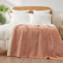 Snuggle Sac Orange Throw Blanket for Fall, Ultra Soft Warm Fall Blanket for Couch, Cozy Fuzzy Knit Microfiber Blankets and Throw Dupes for Sofa, Bed, Orange 50 x 60 inches by TinyTreasures Baby Boutique