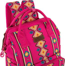 Wrangler Diaper Bag Backpack Aztec Travel Backpack Purses Western Multi-Function Baby Bags for Mom with Waterproof Insulated Pockets by TinyTreasures Baby Boutique