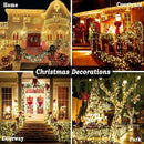 KNONEW Outdoor Christmas Lights 300 LED 99ft String Lights 8 Modes & Memory Fairy Light Plug in Waterproof LED String Lights for Xmas Yard Tree Wedding by GreenHaven Gardens