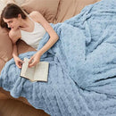 Bedsure GentleSoft Blankets Queen Size for Bed - Super Soft Cozy Blanket for Women Men Girls, Large Fuzzy Fleece Throw for Bedroom Decor, Light Blue, 90x90 Inches by CozyNest Decor