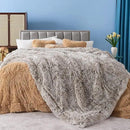 GONAAP Fuzzy Faux Fur Throw Blanket Frosty Grey Super Soft Cozy Plush Fuzzy Shaggy Blanket for Couch Sofa Bed (Frosty Grey, Throw(50"x60")) by CozyNest Decor