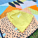 Jumbo Picnic Rug, Large Picnic Mat, 6'7" x 6'7", Outdoor Waterproof Picnic Blanket Beach Mat, Foldable & Waterproof, Picnic Blankets Ideal for Beach & Park, Outdoor Blanket, Happy Now by TinyTreasures Baby Boutique