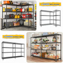 REIBII 72.8" W Storage Shelves Load 1500LBS, 4 Tier Metal Shelving Unit Wire Shelving for Storage Rack Heavy Duty Metal Shelves for Garage Pantry Kitchen, 17.7" D x 72.8" W x 59" H by GreenHaven Gardens