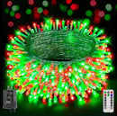 Ollny Christmas Lights Outdoor 800LED 262FT, Red and Green Plug in Fairy Lights with Remote, 8 Modes Waterproof Timers Dimmable LED String Lights for Indoor House Outside Bedroom Patio Balcony by GreenHaven Gardens