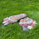 Garden Stepping Stones - Decorative Garden Stones for Patio, Deck, Garden or Sidewalk Faux Cobblestone Stepping Stones (Set of 2