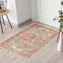 Keen Home Design 2x3 Rug - Machine Washable Entry Rug with Non-Slip Backing, Ideal for Enteryway, Kitchen, Bathroom, Laundry Room - Vintage, Easy Clean, Durable, Low Pile Rug - (2' x 3') by CozyNest Decor