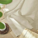 Joydeco Linen Curtains, 90 Inch Length, 2 Panels Set for Living Room, Light Filtering by CozyNest Decor