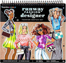 Fashion Angels Fashion Runway Portfolio - Fashion Design Sketch Book with Stencils & Stickers - Ages 8 & Up by TinyTreasures Baby Boutique