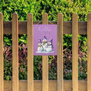 Purple Hello Winter Snowman Hanging Wooden Signs 10x8, Snowman Winter Signs, Winter Door Sign, Purple Snowman Winter Snowflakes Home Room Office Hanging Wall Decor by CozyNest Decor