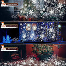 Snowflake Christmas Projector, LED Snow Lamp with Timer for Indoor/Outdoor Decor by GreenHaven Gardens