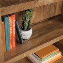 Sauder Miscellaneous Storage 3-Shelf Bookcase/ Book shelf, Sindoori Mango finish by CozyNest Decor