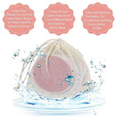 Nursing Breast Pads (14 Pack) + Laundry Bag & Travel Storage Bag, 4.7 inch Option - Washable & Reusable Breastfeeding Nursing Pads (Gentle, Large, Daytime Use) by TinyTreasures Baby Boutique