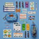 KeepGoing Small Travel First Aid Kit Kids – 60 Pc. Mini First Aid Kit for Purse, Diaper Bag, & Backpack with Latex-Free Bandages – 4 Oz., & 4.5 x 3.5 x 2 in, TSA-Approved by TinyTreasures Baby Boutique