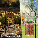 KY&BOSAM Solar Lanterns Outdoor Waterproof Rose Hummingbird Garden Decor Birthday Gift for Women Mom Grandma Hangings Solar Lights Metal Diwali Decoration Outside Lantern for Yard Patio Backyard Porch by GreenHaven Gardens