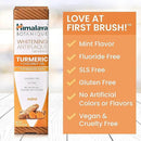 Himalaya Botanique Turmeric & Coconut Oil Whitening Antiplaque Herbal Toothpaste, Whitens Teeth, Fluoride Free, No Artificial Flavors, SLS Free, Vegan, Cruelty Free, Foaming, Mint Flavor, 4 Oz, 4 Pack by CozyNest Decor