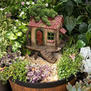Fairy Garden House – Fairy House for Outside – 9” High with Door That Opens – Sturdy Fairy Garden Building – Lovely Miniature Garden Accessories Supplies by GreenHaven Gardens