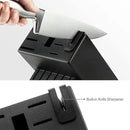 McCook® Knife Sets,German Stainless Steel Kitchen Knives Block Set with Built-in Sharpener by CozyNest Decor