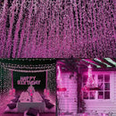 66Ft 200 LED Pink Fairy Lights Plug in, Waterproof String Lights Outdoor Indoor 8 Modes Bedroom Decor, Twinkle Light for Girl's Room Garden Party Mother's Day Valentines Decorations by GreenHaven Gardens