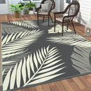 GENIMO Outdoor Rug 6' x 9' Waterproof for Patios Clearance, Reversible Plastic Straw Camping Carpet, Large Area Rugs Mats for RV, Picnic, Backyard, Deck, Balcony, Porch, Beach, Yellow&Grey by CozyNest Decor