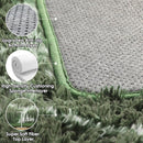 ONASAR Area Rugs for Bedroom Living Room, Washable 4x6 Fluffy Olive Green and White Throw Rug, Shaggy Geometric Floor Mat for Home Decor Aesthetic, Soft Plush Fuzzy Carpet for Nursery Kids Teen Dorm by TinyTreasures Baby Boutique