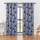Kids Astronaut Blackout Curtains - 100% Blackout, Thermal Insulated, Noise Reducing, Perfect for Kids Room and Nursery, 2 Panels (Spacewalk Buddies, W52×L84) by TinyTreasures Baby Boutique