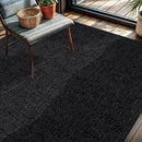 CAMILSON Easy Jute Rug 6x9, Indoor Outdoor Dark Gray Black Farmhouse Area Rugs for Living Room Patio and Kitchen Rug, Solid Boho Woven Design, Easy-Cleaning, Washable Outside Carpet Alfombras (6 x 9) by CozyNest Decor