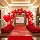 JOYIN 150 Pcs Red Balloons, Different Sizes 18 12 10 5 Inch Red Latex Balloon Arch Kit with Instruction for Birthday Party Decoration Graduation Wedding Holiday by TinyTreasures Baby Boutique