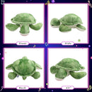 Glow Guards 14'' Light up Musical Sea Turtle Stuffed Animal Ocean Life Soft Plush Toy Pillow with Lullabies LED Night Lights Singing Children's Day Birthday Gifts for Toddler Kids by TinyTreasures Baby Boutique