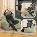 Bean Bag Chair with Filler, Bean Bag Sofa Chair with Tufted Soft Armrests Plush Lazy Sofa Comfy Chair,Large BeanBag Chair for Adults in Livingroom, Bedroom by CozyNest Decor