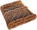 NINAMAR Natural Coir Boot Scraper Door Mat - 13 x 12 inch - 2 Pack by CozyNest Decor