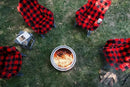 CITYBONFIRES The Chair Blanket™ Reversible Waterproof with Sherpa Lining – Portable Outdoor Cover for Camping, Sports & Patio – Folds into Carry Pouch with Strap - Buffalo Plaid by GreenHaven Gardens