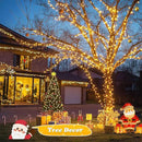 JMEXSUSS 500 LED Christmas Lights Outdoor, 173ft Warm White String Lights for Outside, 8 Modes Plug in Twinkle Light for Holiday Tree Indoor Ceiling House Decorations by GreenHaven Gardens