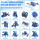 STEM 13-in-1 Education Solar Power Robots Toys for Boys Age 8-12, Educational Toy Science Kits for Kids, Building Experiment Robotics Set STEM Project Gifts for 8 9 10 11 12 Years Old Boy Girls Teens by TinyTreasures Baby Boutique