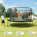Gigu 10FT 12FT 14FT Recreational Trampolines with Enclosure Net and Ladder and Anti-Rust Coating, ASTM Approved Trampoline Outdoor for Kids and Adults Outdoor Yard Trampolines by TinyTreasures Baby Boutique