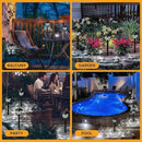 GIGALUMI Solar Lights Outdoor Waterproof, 6 Pack LED Solar Garden Lights, Solar Lights for Outside, Garden Decor for Yard, Patio, Landscape, Planter, Walkway (Cold White) by GreenHaven Gardens