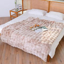 UKELER Camel Large Fluffy Bed Blankets Throws Twin Size, Cozy Shaggy Faux Fur Blanket Soft Plush Thick Throw Blanket for Bed, Couch, Sofa, Office, Camping 60''x80'' by CozyNest Decor